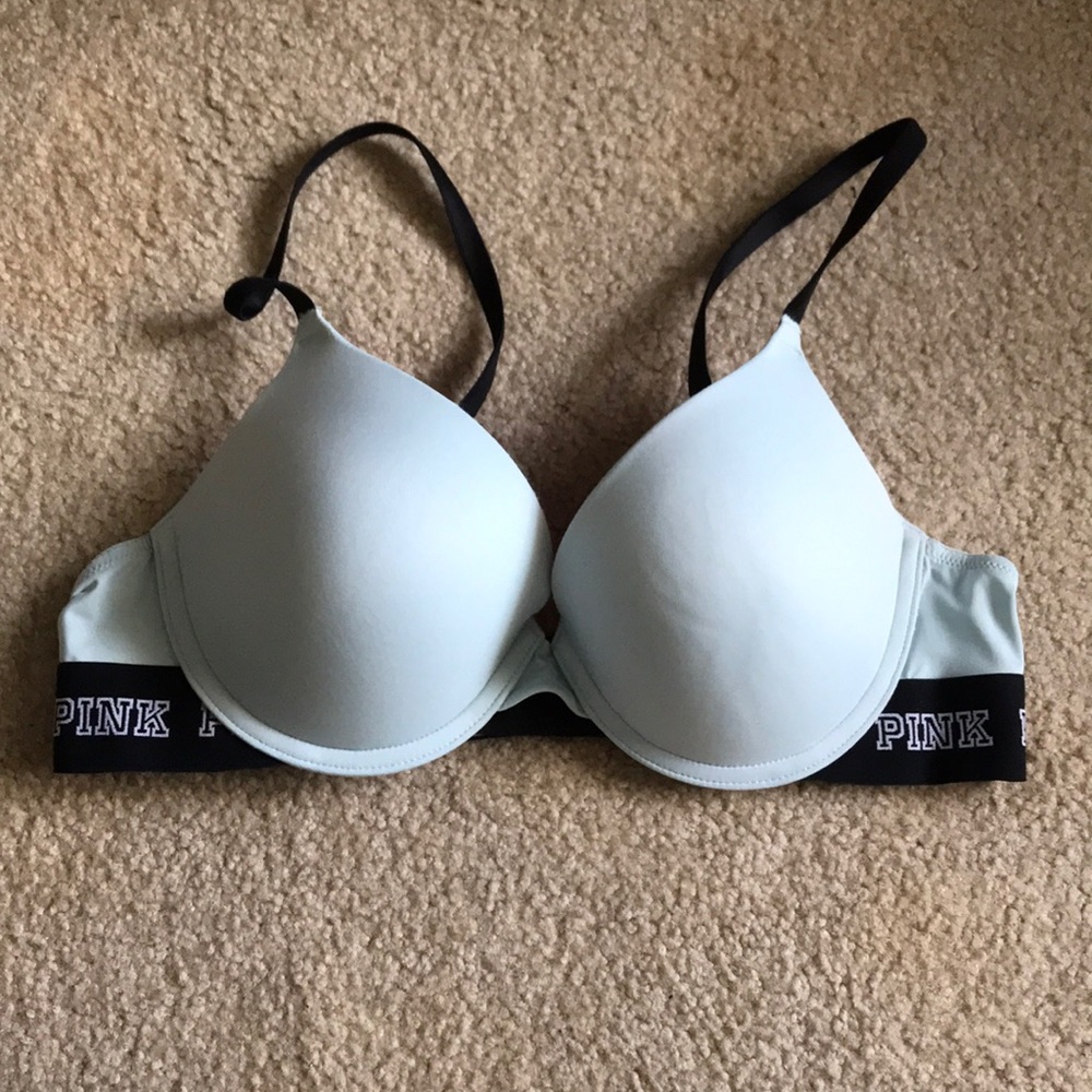 Pink bra